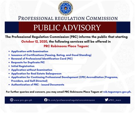 philippine regulations commission valencia city photos|PRC Robinsons Place .